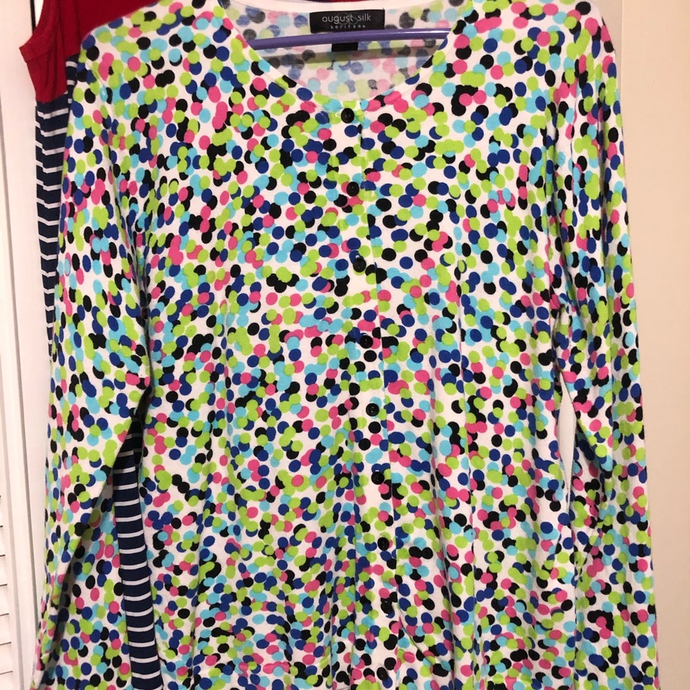 Polka dot sweater